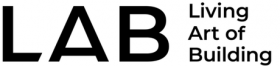 Logo des LAB - Große schwarze Buchstaben auf weißem Grund